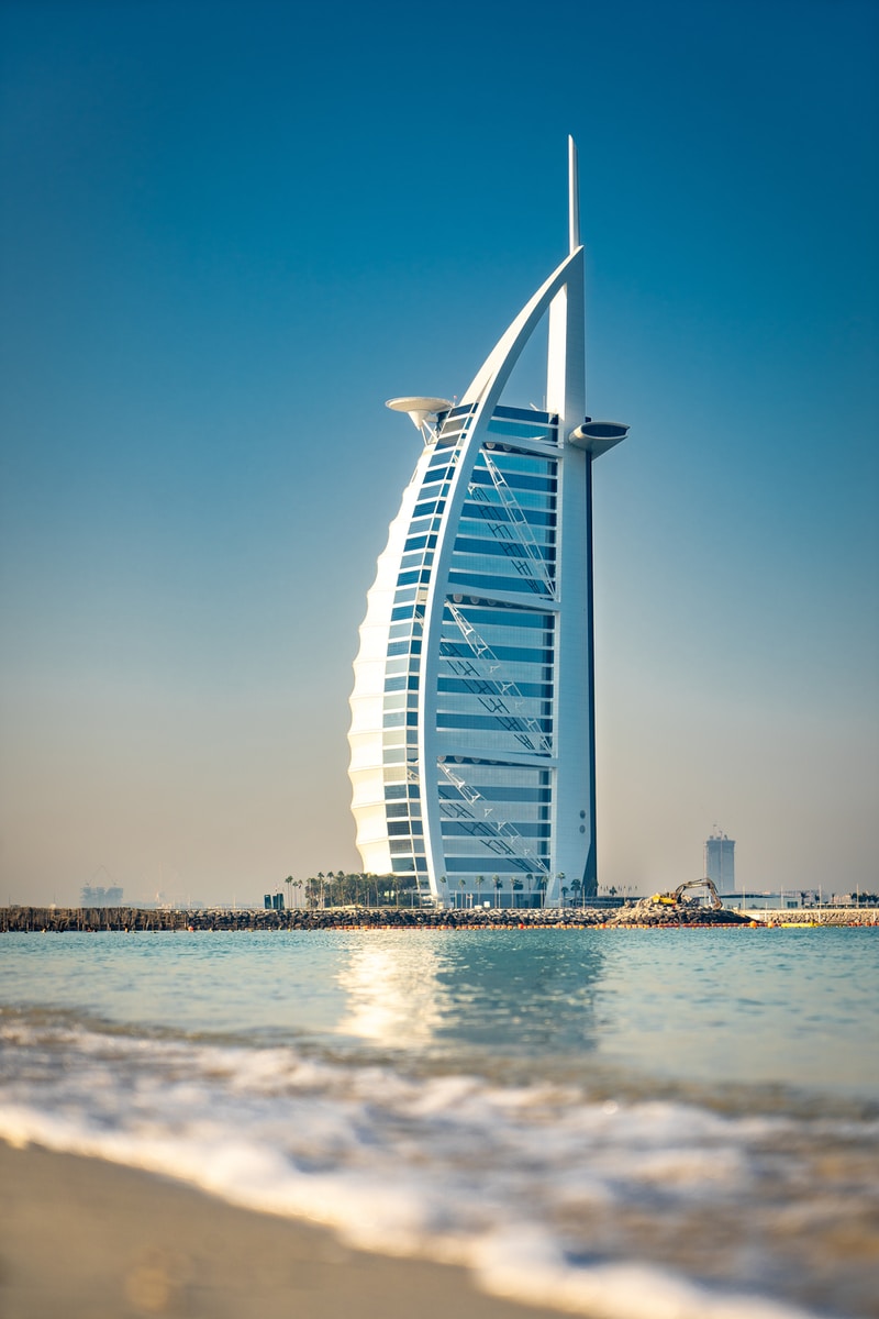 Burj Al Arab Dubai, Vereinigte Arabische Emirate tagsüber
